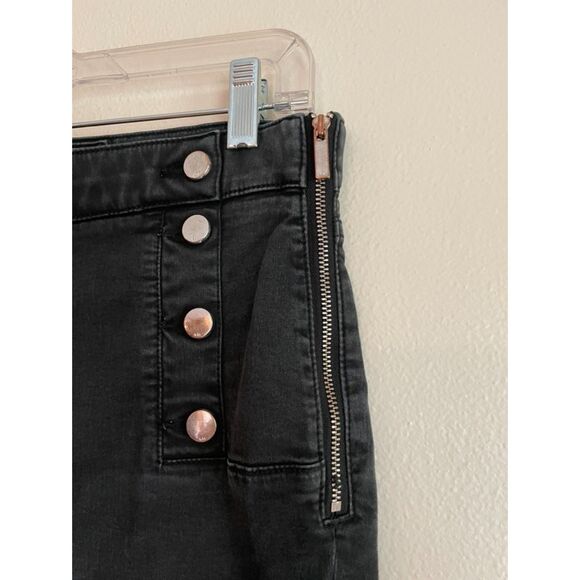 Karen Millen Faded Black Military Jeans - Picture 5 of 6